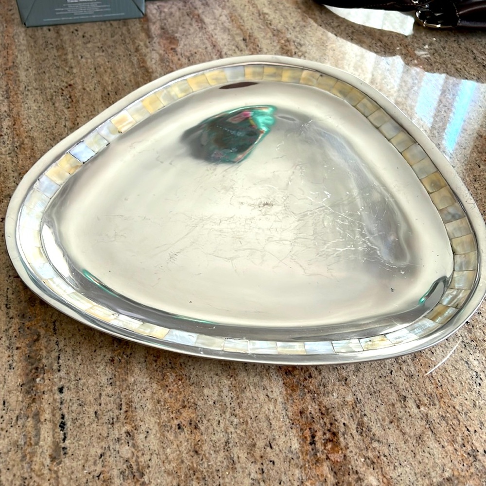Silver tray